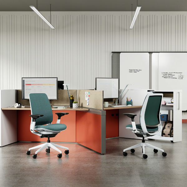 Steelcase Series 2 Upholstered with fabric back cover