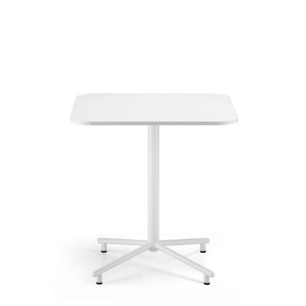 gohome Grille Outdoors/In Square Table 700 x 700mm - Matt White