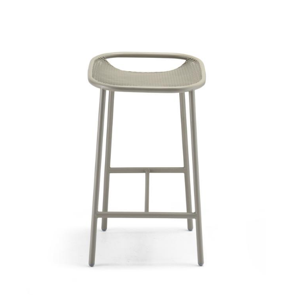 Go Home Grille Outdoors/In Counter Height Stool (650mm SH) - Stone Grey