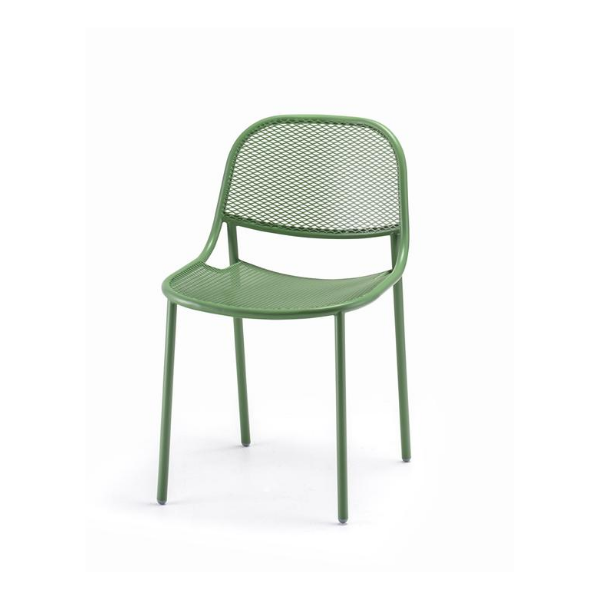Go Home Grille Outdoors/In Stackable Chair - Reseda Green