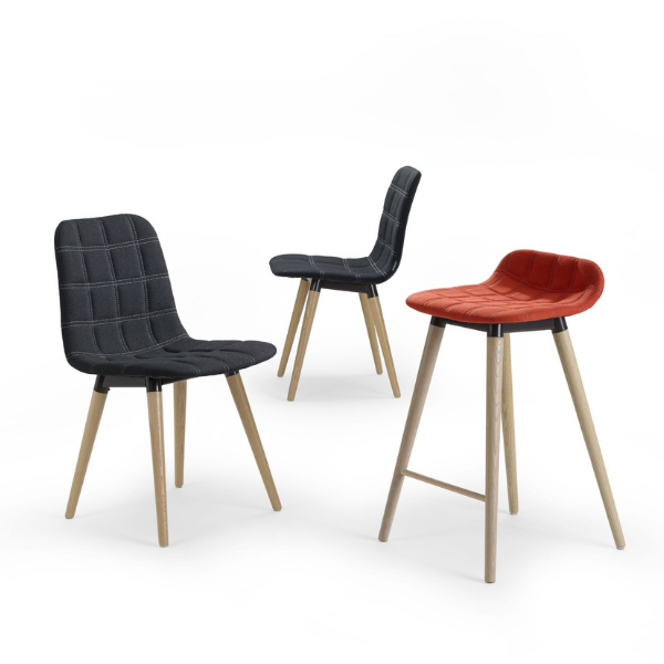 Offecct Bop Wood Chair and Stool Collection