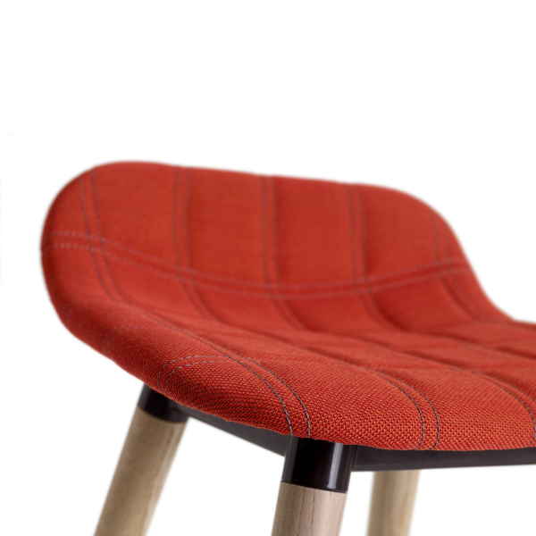 Offecct Bop Wood Chair Upholstery Detail