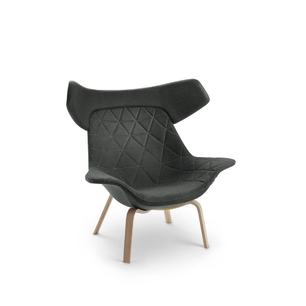 Offecct Oyster Wood High Easy Chair
