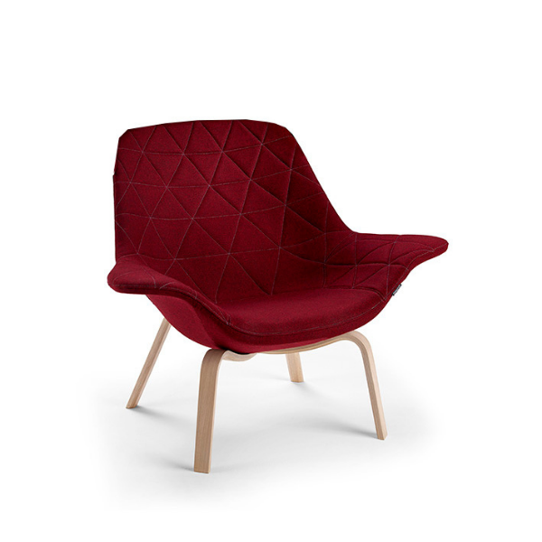 Offecct Oyster Wood Low Easy Chair